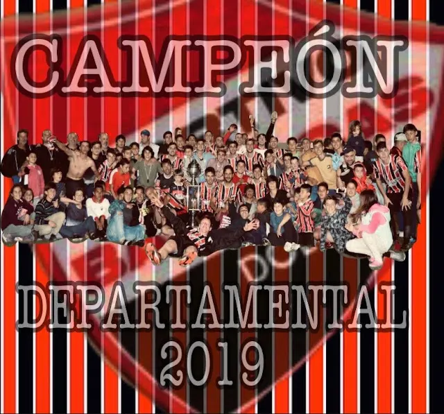 Afiche de campeón departamental 2019