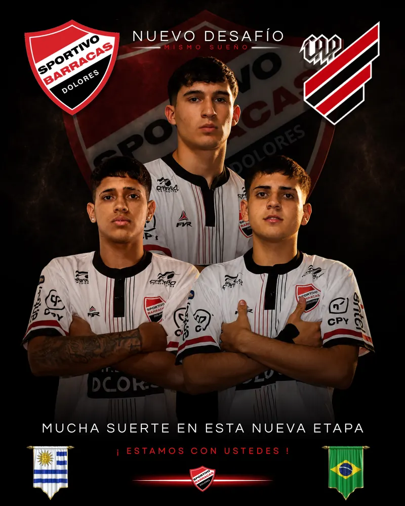 Los primeros juveniles que viajaron a Athletico Paranaense