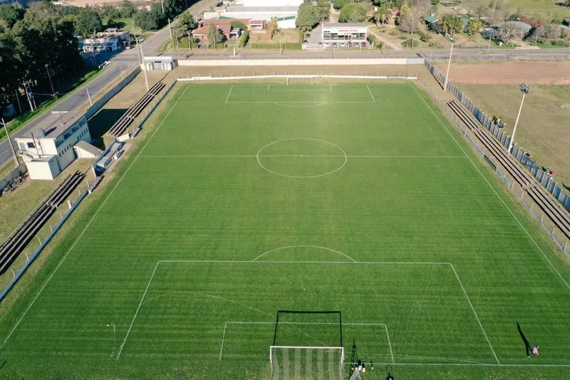 Vista aérea del Estadio Eduardo Luis Piazze